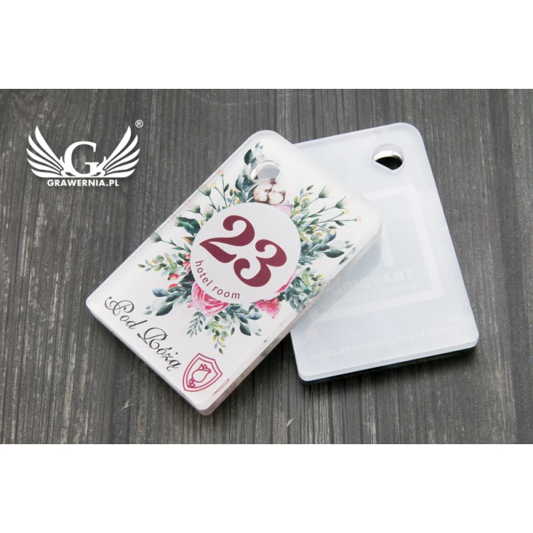 Cameo Hotel Keychain - Colorful UV Print - BP59