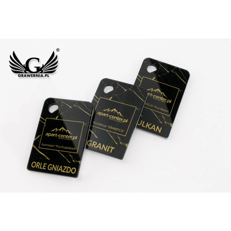 Cameo Hotel Keychain - Colorful UV Print - BP59