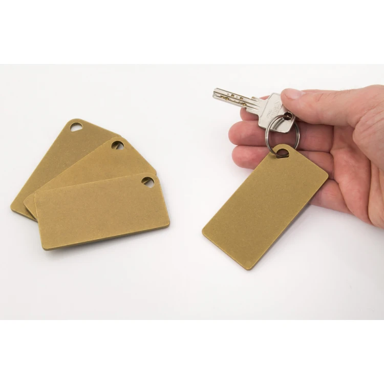 Hotel Keychain - Gold Sunshine 80x40mm - BMZ007