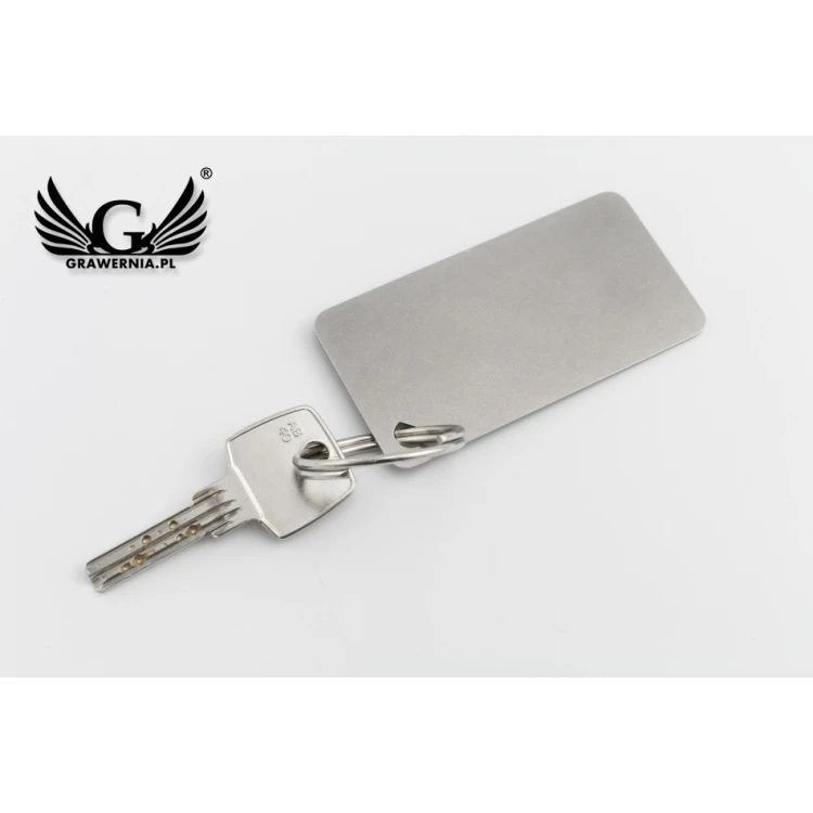 Hotel Keychain - MATRIXMET 1 XL SLIM 43x84mm thickness. 1mm - BM032