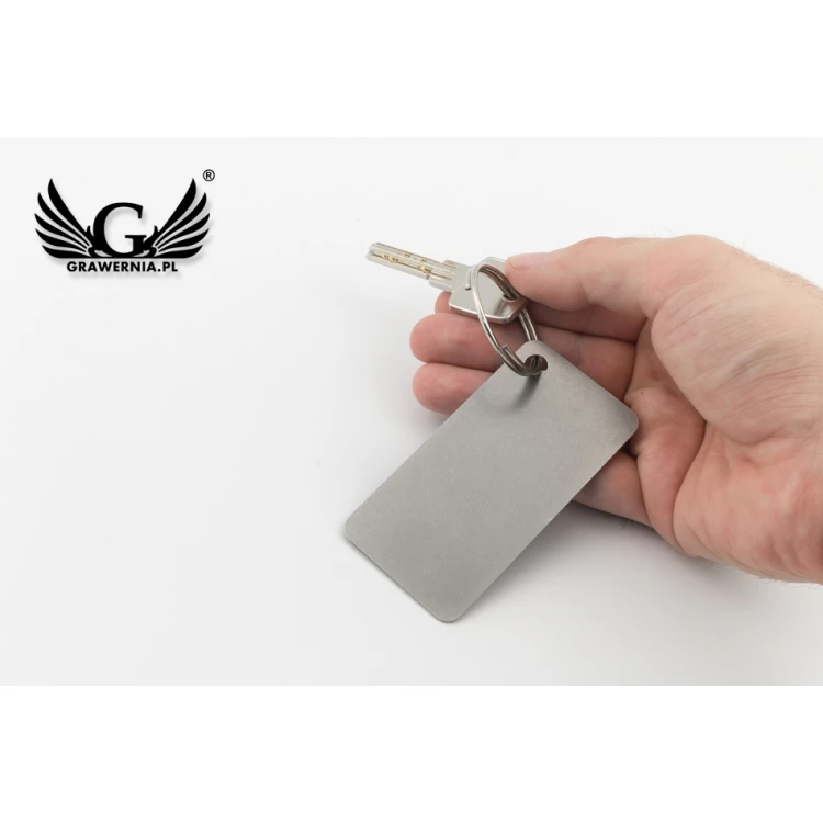 Hotel Keychain - MATRIXMET 1 XL SLIM 43x84mm thickness. 1mm - BM032