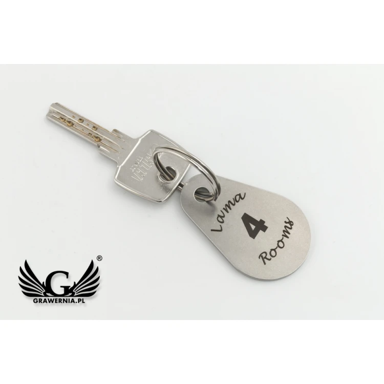 Hotel Keychain - KROPMET 2mm thick steel - BM019