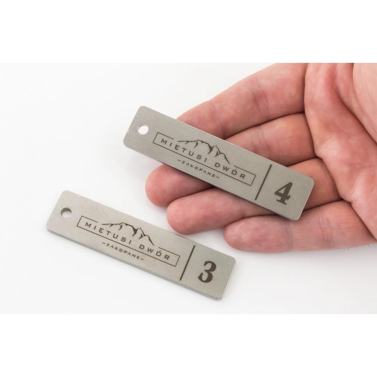 Hotel Keychain - LONGMET 3mm thick steel - BM020