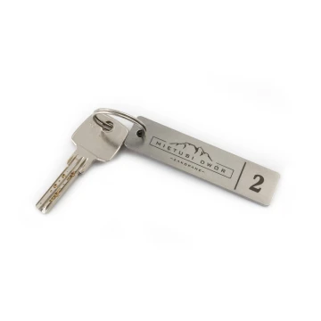 Hotel Keychain - LONGMET 3mm thick steel - BM020