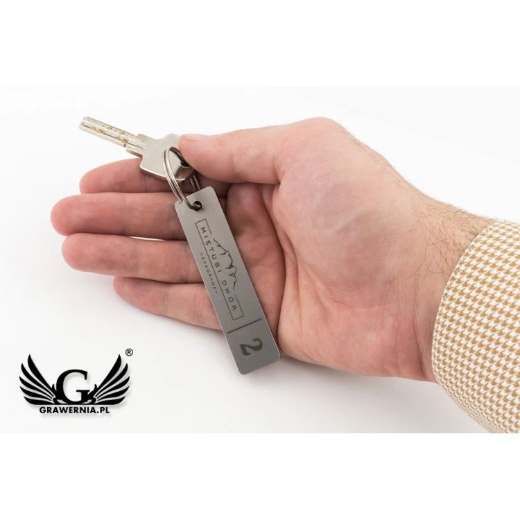 Hotel Keychain - LONGMET 3mm thick steel - BM020