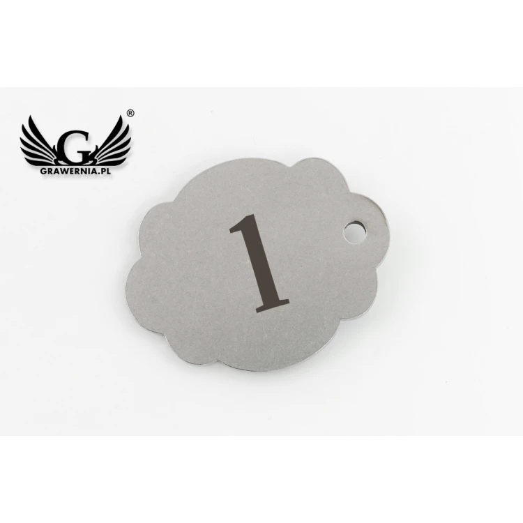 Hotel Keychain - MAGNAT - size 50x40mm thickness 3mm - BM033