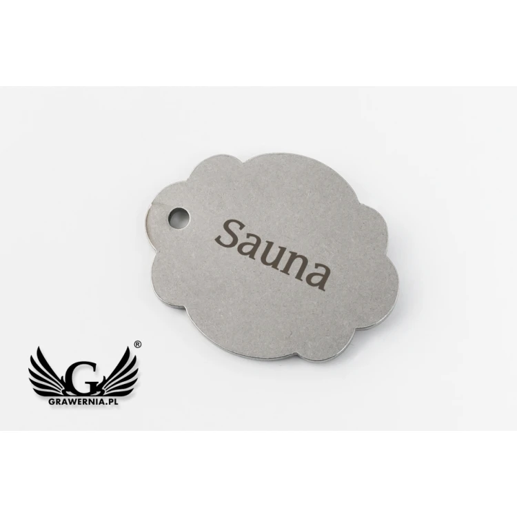 Hotel Keychain - MAGNAT - size 50x40mm thickness 3mm - BM033