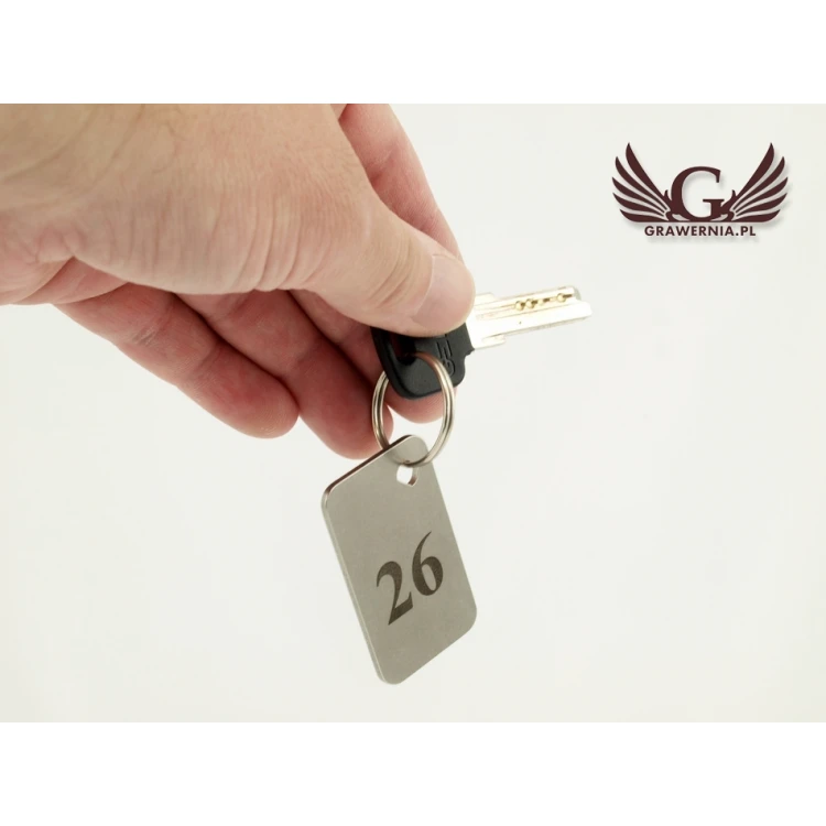 Hotel Keychain - MATRIXMET 2 MINI MEDIUM 51x31mm thickness 2mm - BM017