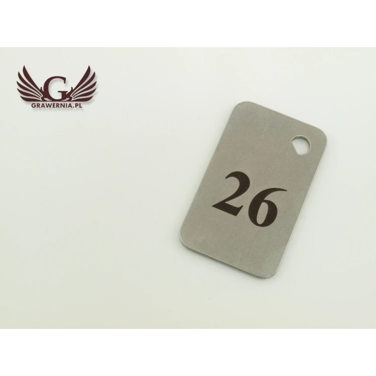 Hotel Keychain - MATRIXMET 2 MINI MEDIUM 51x31mm thickness 2mm - BM017