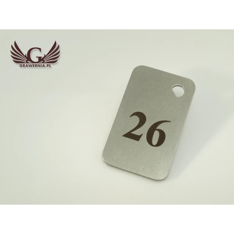 Hotel Keychain - MATRIXMET 2 MINI MEDIUM 51x31mm thickness 2mm - BM017