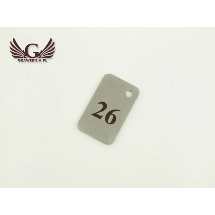 Hotel Keychain - MATRIXMET 2 MINI MEDIUM 51x31mm thickness 2mm - BM017
