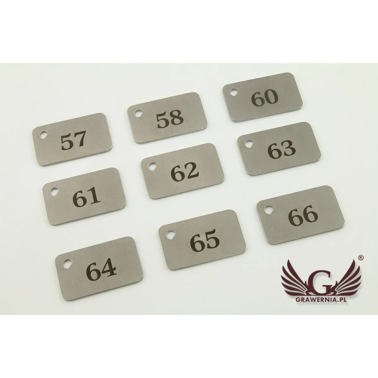 Hotel Keychain - MATRIXMET 2 MINI MEDIUM 51x31mm thickness 2mm - BM017