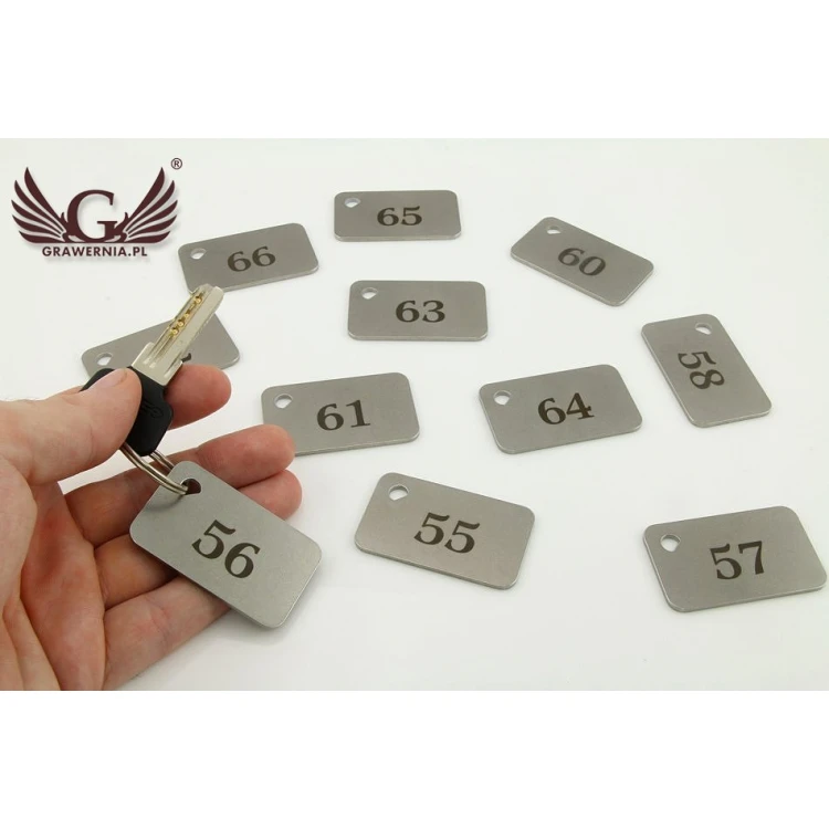 Hotel Keychain - MATRIXMET 2 MINI MEDIUM 51x31mm thickness 2mm - BM017