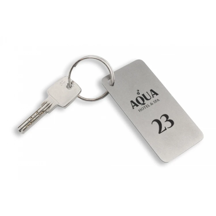 Hotel Keychain - MATRIXMET 1 XL SLIM 43x84mm thickness. 1mm - BM032