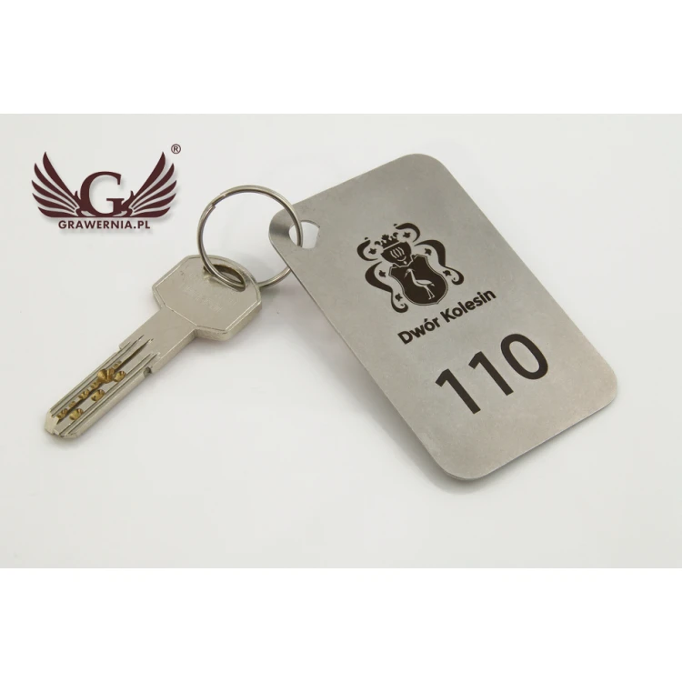 Hotel Keychain - MATRIXMET 1 XXL SLIM 84x54mm thickness. 1mm - BM023