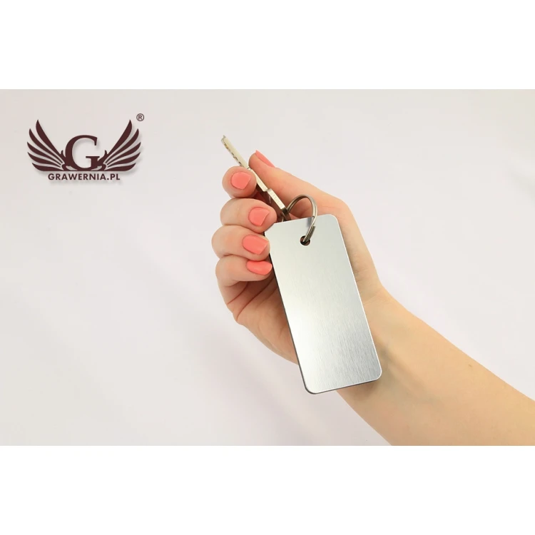 Hotel Keychain - METALLIC SILVER