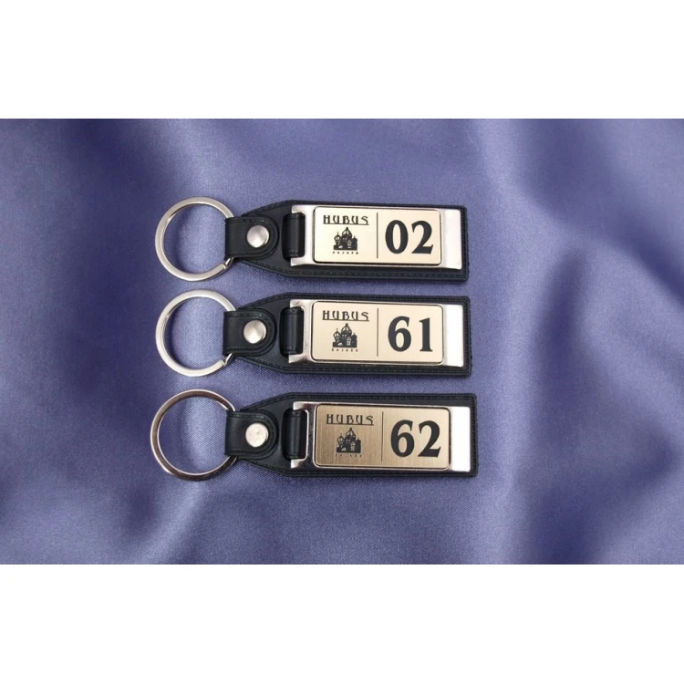 Hotel Keychain - METALSKÓR RECTANGLE