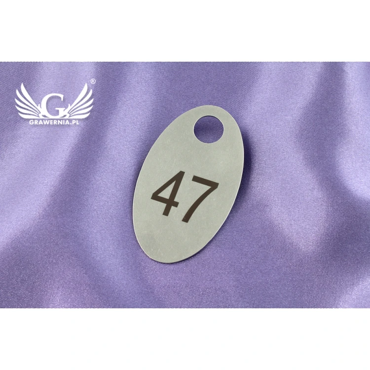 Hotel Keychain - OWALMET BIG SLIM Steel 1mm thick - BM021