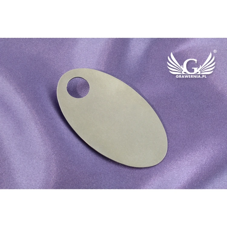 Hotel Keychain - OWALMET BIG SLIM Steel 1mm thick - BM021