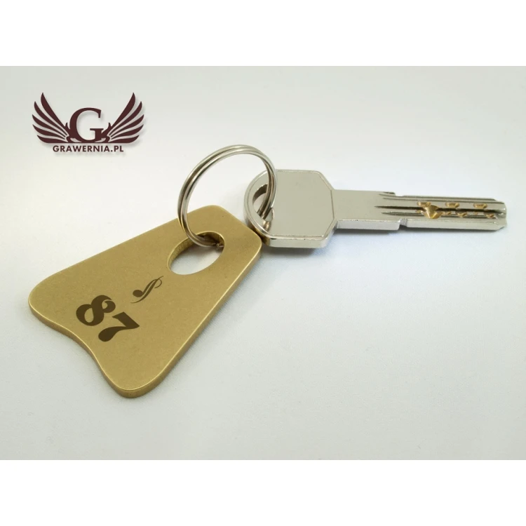 Hotel Keychain - PITERMET Gold - BMZ002