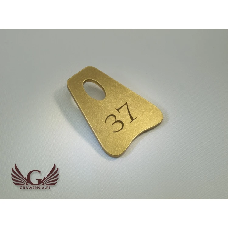 Hotel Keychain - PITERMET Gold - BMZ002