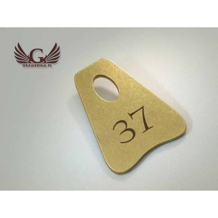Hotel Keychain - PITERMET Gold - BMZ002