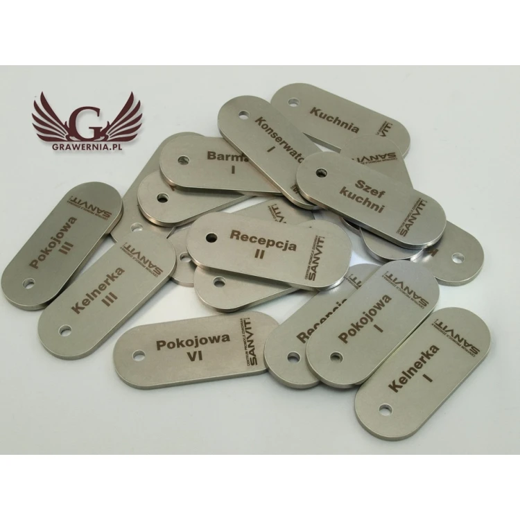 Hotel Keychain - SLIMBRELMET Steel 3mm thick - BM011