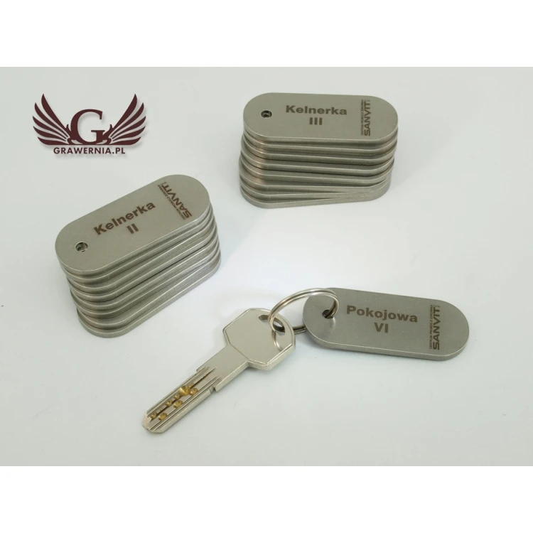 Hotel Keychain - SLIMBRELMET Steel 3mm thick - BM011