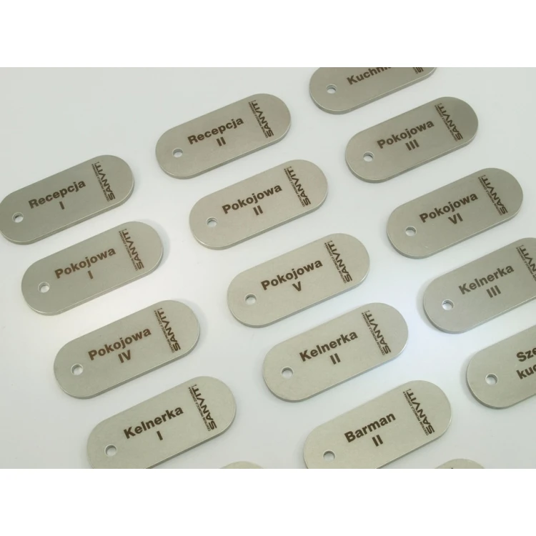 Hotel Keychain - SLIMBRELMET Steel 3mm thick - BM011