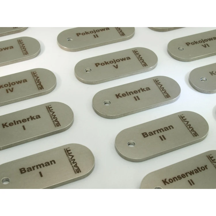Hotel Keychain - SLIMBRELMET Steel 3mm thick - BM011