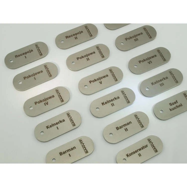 Hotel Keychain - SLIMBRELMET Steel 3mm thick - BM011