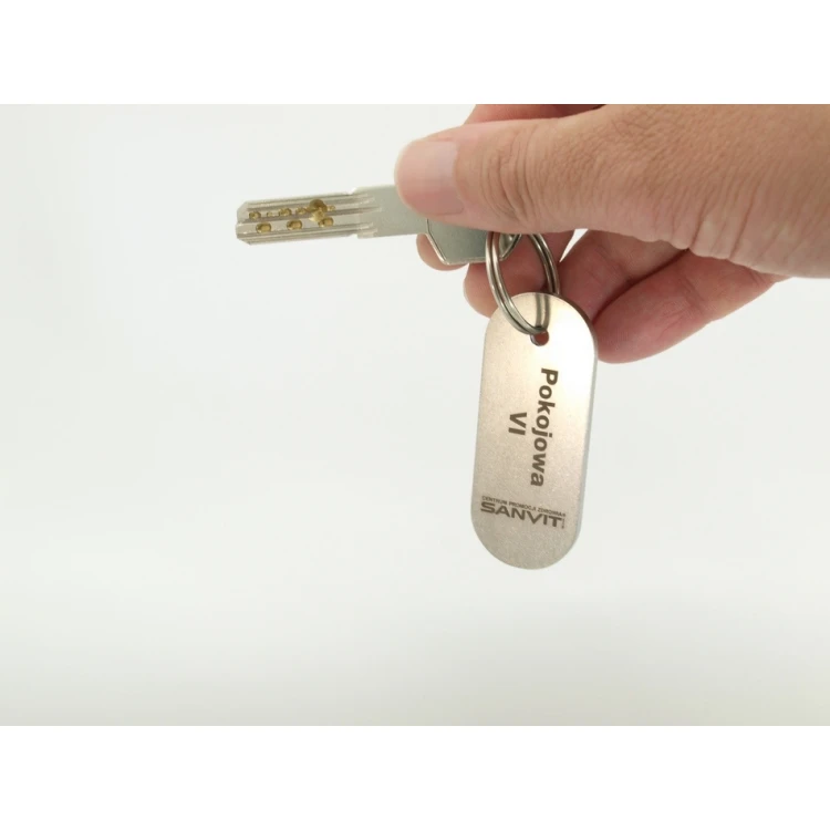 Hotel Keychain - SLIMBRELMET Steel 3mm thick - BM011