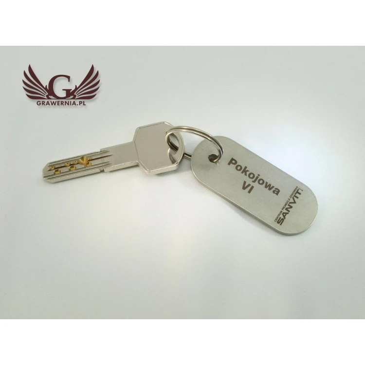 Hotel Keychain - SLIMBRELMET Steel 3mm thick - BM011
