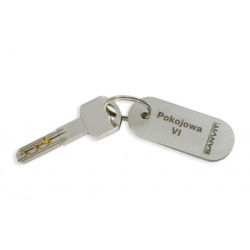 Hotel Keychain - SLIMBRELMET Steel 3mm thick - BM011