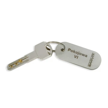 Hotel Keychain - SLIMBRELMET Steel 3mm thick - BM011