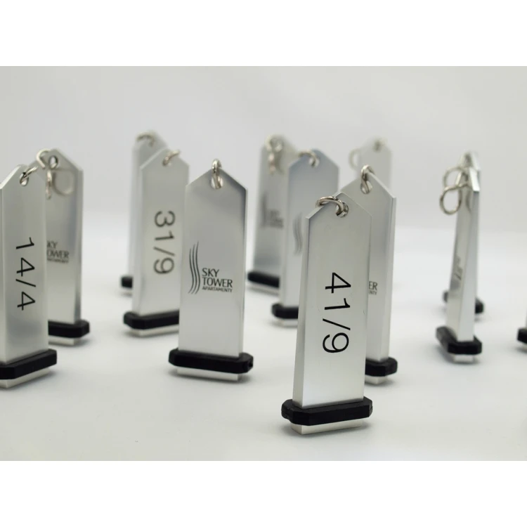 Silver Hotel Keychain - SENATOR