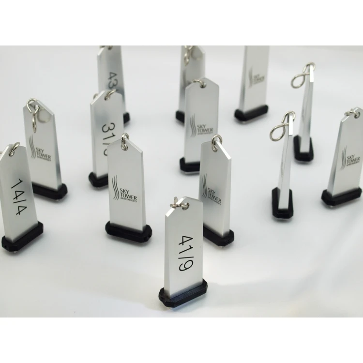 Silver Hotel Keychain - SENATOR