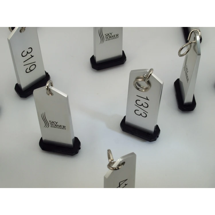 Silver Hotel Keychain - SENATOR