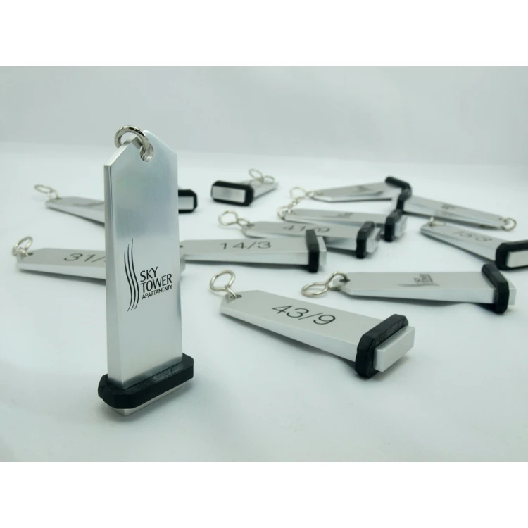 Silver Hotel Keychain - SENATOR