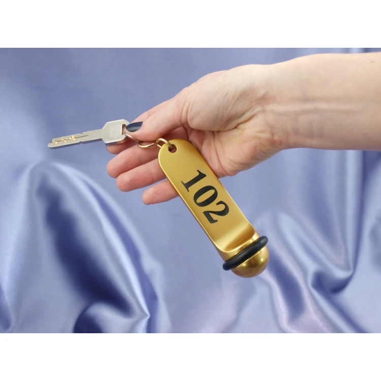 Golden Hotel Keychain - PRESIDENT