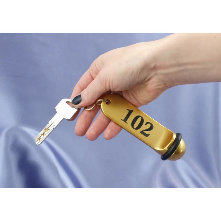 Golden Hotel Keychain - PRESIDENT