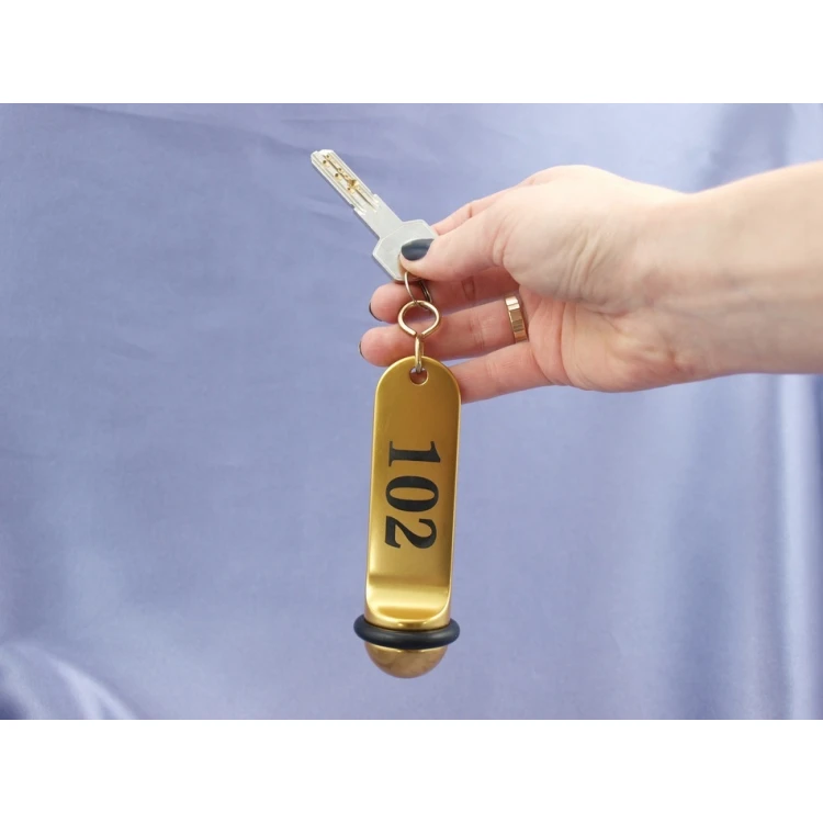 Golden Hotel Keychain - PRESIDENT