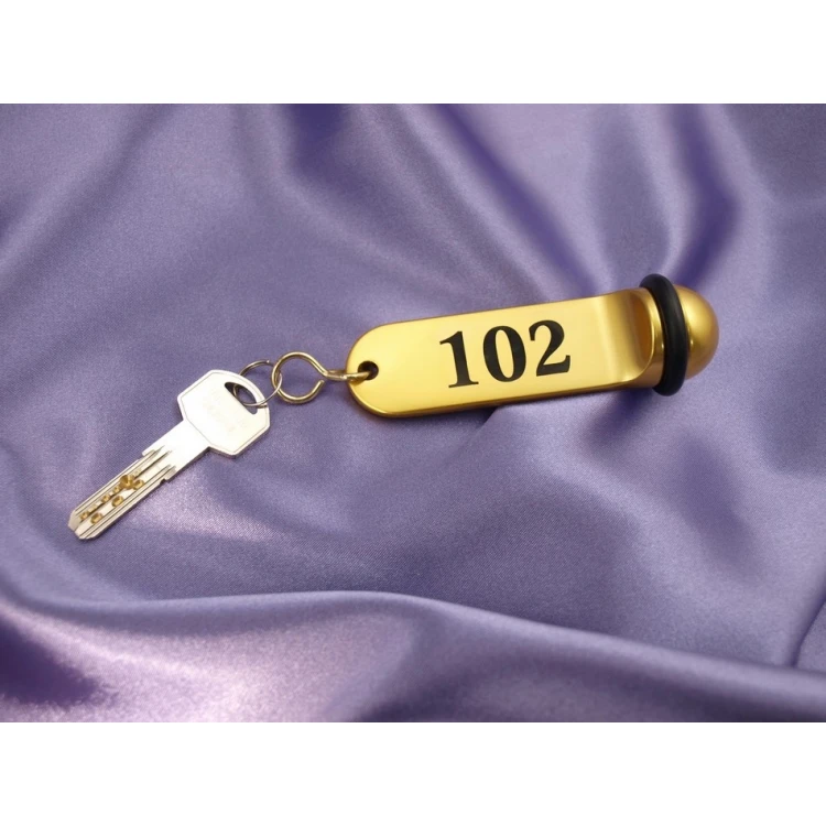 Golden Hotel Keychain - PRESIDENT