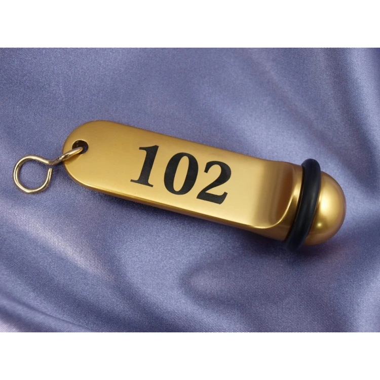 Golden Hotel Keychain - PRESIDENT