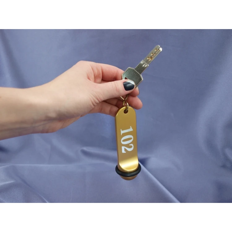 Golden Hotel Keychain - PRESIDENT