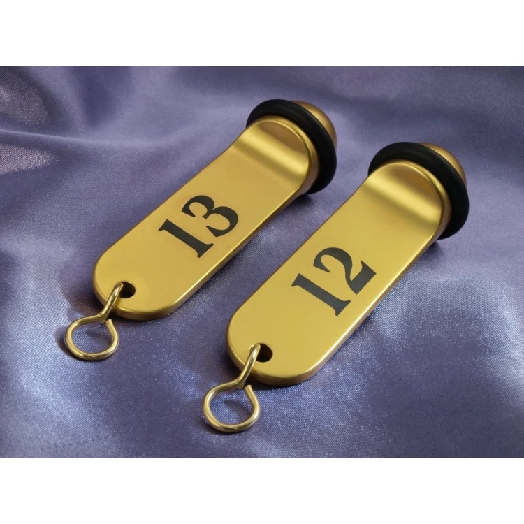 Golden Hotel Keychain - PRESIDENT