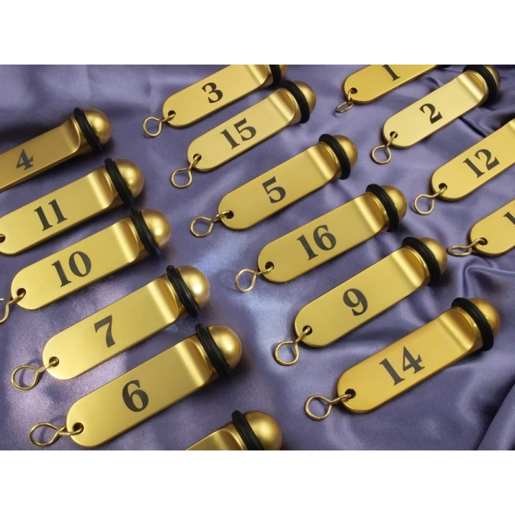 Golden Hotel Keychain - PRESIDENT