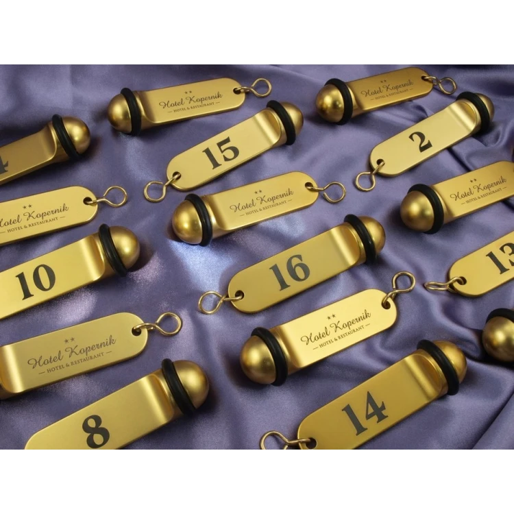 Golden Hotel Keychain - PRESIDENT
