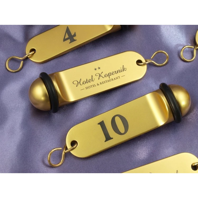 Golden Hotel Keychain - PRESIDENT