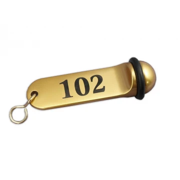 Golden Hotel Keychain - PRESIDENT